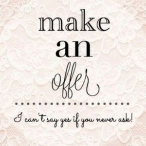 Make a reasonable offer. ❤